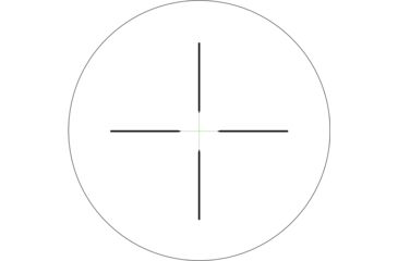Image of Trijicon Credo CR940 3-9x40mm Rifle Scope, 1 in Tube, Second Focal Plane, Black, Green Standard Duplex Crosshair Reticle, MOA Adjustment, 2900044