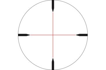Image of Trijicon Credo CR940 3-9x40mm Rifle Scope, 1 in Tube, Second Focal Plane, Black, Red Standard Duplex Crosshair Reticle, MOA Adjustment, 2900043