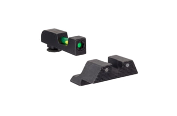 Image of Trijicon DI Night Sight Set, Dual-Illuminated, U-Notch, Tritium Green Front Color/ Rear Color, Glock Models 42, 43, 43X, &amp; 48, 601106