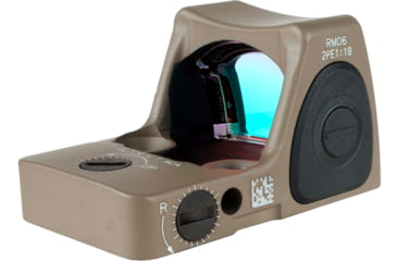 Image of Trijicon Dual Defense RMR Type 2 Reflex Red Dot Sight w/ M17/18 Mount w/ Integrated Bright&amp;Tough Optic, 1x, 3.25 MOA Reticle, FDE, RM06-C-700816