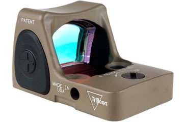 Image of Trijicon Dual Defense RMR Type 2 Reflex Red Dot Sight w/ M17/18 Mount w/ Integrated noTritium Optic, 1x, 3.25 MOA Reticle, FDE, RM06-C-700815