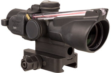 Image of Trijicon Dual Illuminated Compact ACOG Scope, 3x24 mm, Red, .223/55gr. Horseshoe Dot Reticle, Matte Black, 400348