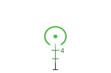 Image of Trijicon Dual Illuminated Compact ACOG Scope, 3x30 mm, 5.56x45mm/62gr. Green, Horseshoe Dot Reticle, Matte Black, 400373