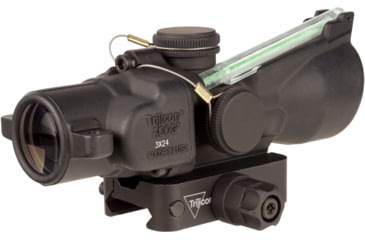 Image of Trijicon Dual Illuminated Low Height Compact ACOG Scope, 3x24 mm, Green, 7.62x39/123gr. Horseshoe Dot Reticle, Matte Black, 400362