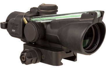 Image of Trijicon Dual Illuminated Low Height Compact ACOG Scope, 3x24 mm, Green, 7.62x39/123gr. Horseshoe Dot Reticle, Matte Black, 400362