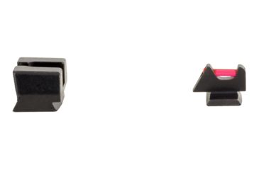 Image of Trijicon Fiber Optic Pistol Front/Rear Sight Set, Red Fiber Stick, FNS-40/FNX-40/FNP-40, Black, 601068
