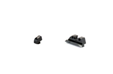 Image of Trijicon Glock HD Night Sight Set - Front Sight Orange Outline / Green Tritium, Rear Sight Black Outline / Green Tritium, 600538
