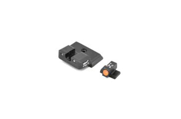 Image of Trijicon Heavy Duty Night Sight Set, S&amp;W M&amp;P Shield/Shield Plus/Shield 2.0, Green/Orange, 600722