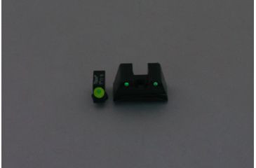 Image of Trijicon Heavy Duty Night Sight Set, Yellow Front Outline, Walther PPX/PPS/PPS M2, Black, 600742