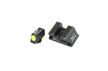Image of Trijicon Heavy Duty Night Sight Set, Yellow Front Outline, Walther PPX/PPS/PPS M2, Black, 600742