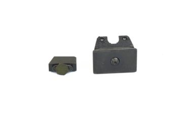 Image of Trijicon Heavy Duty Night Sight Set, Yellow Front Outline, Walther PPX/PPS/PPS M2, Black, 600742