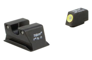 Image of Trijicon Walter Heavy Duty Night Sight Set, Yellow Front Outline, PPS, PPX, PPS M2, 600742