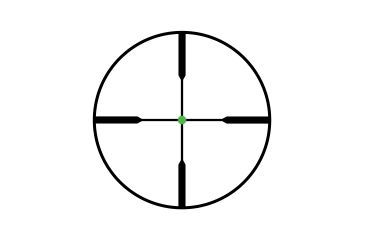 Image of Trijicon AccuPoint TR-20 3-9x40mm Rifle Scope, 1 in Tube, Second Focal Plane, Black, Green Standard Duplex Crosshair w/ Dot Reticle, MOA Adjustment, 200002