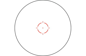Image of Trijicon MRO HD Patrol Adjustable LED 68 MOA Reticle w/ 2.0 MOA Red Dot, Full Co-Witness Quick Release Mount with Q-LOC Technology AC32070, Black, MRO-C-2200109
