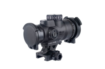 Image of Trijicon MRO HD Patrol Adjustable LED 68 MOA Reticle w/ 2.0 MOA Red Dot, Full Co-Witness Quick Release Mount with Q-LOC Technology AC32070, Black, MRO-C-2200109