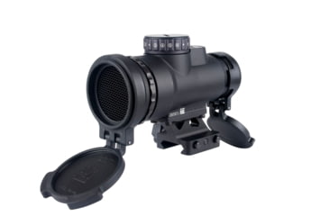 Image of Trijicon MRO HD Patrol Adjustable LED 68 MOA Reticle w/ 2.0 MOA Red Dot, Full Co-Witness Quick Release Mount with Q-LOC Technology AC32070, Black, MRO-C-2200109