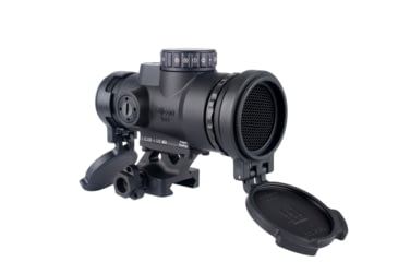 Image of Trijicon MRO HD Patrol Adjustable LED 68 MOA Reticle w/ 2.0 MOA Red Dot, Full Co-Witness Quick Release Mount with Q-LOC Technology AC32070, Black, MRO-C-2200109