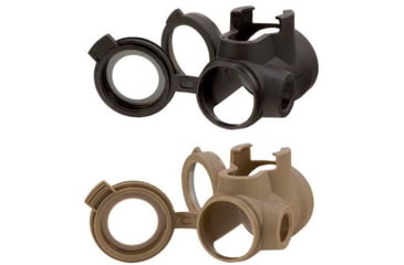 Image of Trijicon MRO Slip on Cover Clear w/Clear Lens, Black, Flat Dark Earth