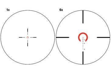 Image of Trijicon Red Horseshoe Dot/Crosshair .223 / 77 grain Ballistic