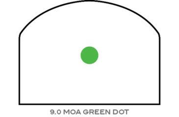 Image of Trijicon RMR Dual Illuminated Reflex Sight, 9.0 MOA Green Dot, No Mount, ODG, 700209