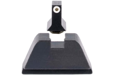 Image of Trijicon Suppressor/Optic Height Sight Set, White Front/Metal Rear &amp; Green Lamp, Glock 17, 17L, 19, 22 - 28, 31 - 35, 37 - 39, 45, Black, 601136