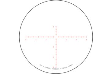 Image of Trijicon Tenmile TM2550 5-25x50mm Rifle Scope, 30 mm Tube, Second Focal Plane, Black, Red MRAD Center Dot Reticle, Mil Rad Adjustment, 3000011