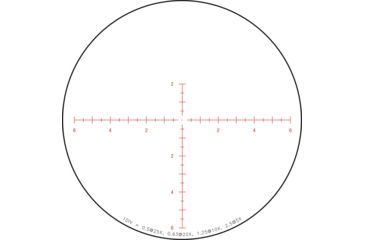 Image of Trijicon Tenmile TM2550 5-25x50mm Rifle Scope, 30 mm Tube, Second Focal Plane, Black, Red MRAD Center Dot Reticle, Mil Rad Adjustment, 3000011