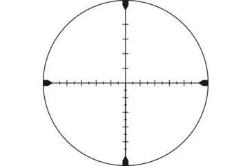 Image of Trijicon Tenmile TM2450 6-24x50mm Rifle Scope, 30 mm Tube, Second Focal Plane, Black, Red MRAD Ranging Reticle, Mil Rad Adjustment, 3000005