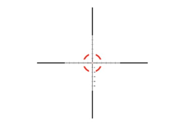 Image of Trijicon VCOG Q-LOC Rifle Scope, 1-8x28mm, FFP, Red MRAD Segmented Circle/Crosshair Reticle, 2400014