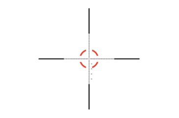 Image of Trijicon VCOG Rifle Scope, 1-8x28mm, FFP, Red MOA Segmented Circle/Crosshair Reticle, 2400013