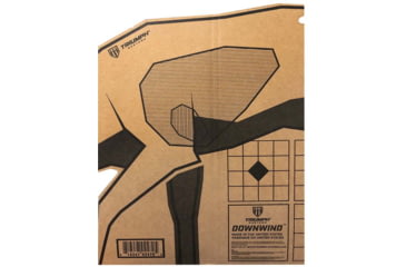 Image of Triumph Systems Downwind Deer Cardboard Target, Black/Brown, 40 x 17.50in, 0200-20-000