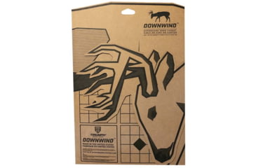 Image of Triumph Systems Downwind Deer Cardboard Target, Black/Brown, 40 x 17.50in, 0200-20-000