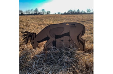 Image of Triumph Systems Downwind Deer Cardboard Target, Black/Brown, 40 x 17.50in, 0200-20-000