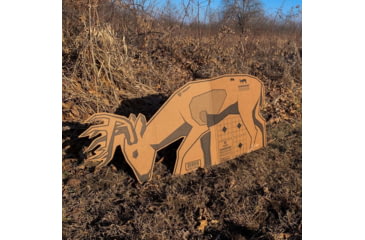 Image of Triumph Systems Downwind Deer Cardboard Target, Black/Brown, 40 x 17.50in, 0200-20-000