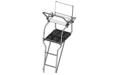 Image of Trophy Treestands Maxgrip Elite Tree Stand - Highview, 18.5ft, HVL110