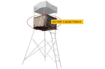 Image of Trophy Treestands Skyfort Blind Kit, Dead Leaf Camo, TT803-B