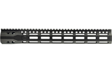 Image of Troy Industries SOCC Gen 2 Free Float M-LOK Handguard AR-15 Aluminum Battle Rail, Black, 15.125in, SRAI-SR1-15BT-G2