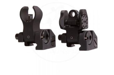 Image of Troy Tritium HK Top Mounted Deployable Front and Rear Sight, Black, SSIG-IAR-STBT-00