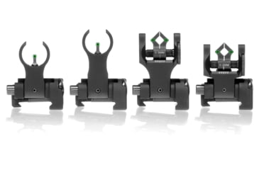 Image of Troy Tritium M4 Top Mounted Deployable Front and Rear Sight, Black, SSIG-MCM-STBT-01