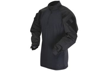 Image of TRU-SPEC 1/4 Zip Tactical Response Shirt - Men's, 2XL, Regular, Black/Black, 2566007