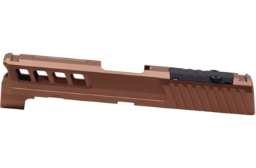 Image of True Precision Axiom Springfield Hellcat PRO 9mm Pistol Slide, RMS Cut &amp; Cover Plate, Copper, , TP-SHCPS-C-RMS
