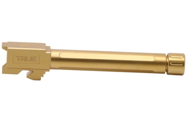 Image of True Precision Glock 17 Threaded Barrel, 1/2x28, Gold TiN, TP-G17B-XTG