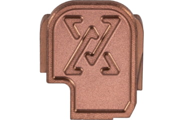 Image of True Precision P365, P365XL, X-Macro 9mm Pistol Slide Back Plate, Copper, TP-P365BPL-C