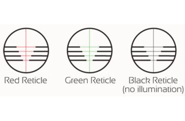 Image of TruGlo 4x32 Rangefinding/Trajectory Compensating Crossbow Scope w/ Rings, Black TG8504B3