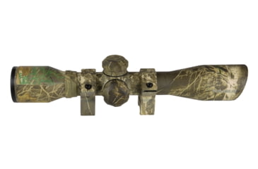 Image of TruGlo 4x32 Rangefinding/Trajectory Compensating Crossbow Scope w/ Rings, Camo TG8504C3