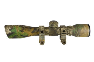 Image of TruGlo 4x32 Rangefinding/Trajectory Compensating Crossbow Scope w/ Rings, Camo TG8504C3