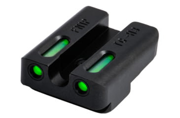 Image of TruGlo Brite-Site TFX Pro Sight Set For FNH FNP-9/FNX-9/FNS-9, Including Compact Green Rear, Green With Orange Focus Lock Front Sight, TG-TG13FN1PC