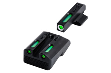 Image of TruGlo TFX Novak 260/500 3 Dot Green Tritium/ Fiber Optic Sight, TG-TG13NV3A