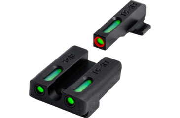 Image of USED TruGlo TFX Tritium/Fiber-Optic Day/Night Sights Pro Set, Black, TG-TG13SG4PC, EDEMO2, Used, Condition Fair, Installed/Mounted
