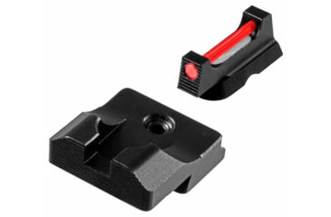 Image of TruGlo TG-TG132WQ Fiber-Optic Pro Square Red Front Nitride Fortress Frame For Wa